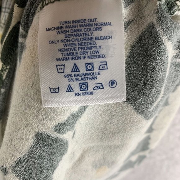 Lands' End Fit & Flare Midi Dress Women's Small 6-8 Floral Plunge Neck S7948 - Picture 8 of 10